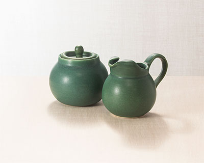 Sugar Bowl and Cream Pitcher Set