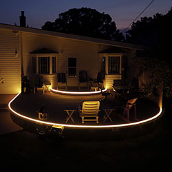 LED Deck Lighting using Waterproof LED Strip Lights