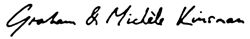 Graham and Michele Kinsman signature