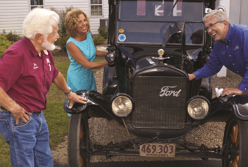 When Jay Lehman says he is buying a new car, he means a 1921 Ford Model T. Yup, he still drives it to work on sunny days.