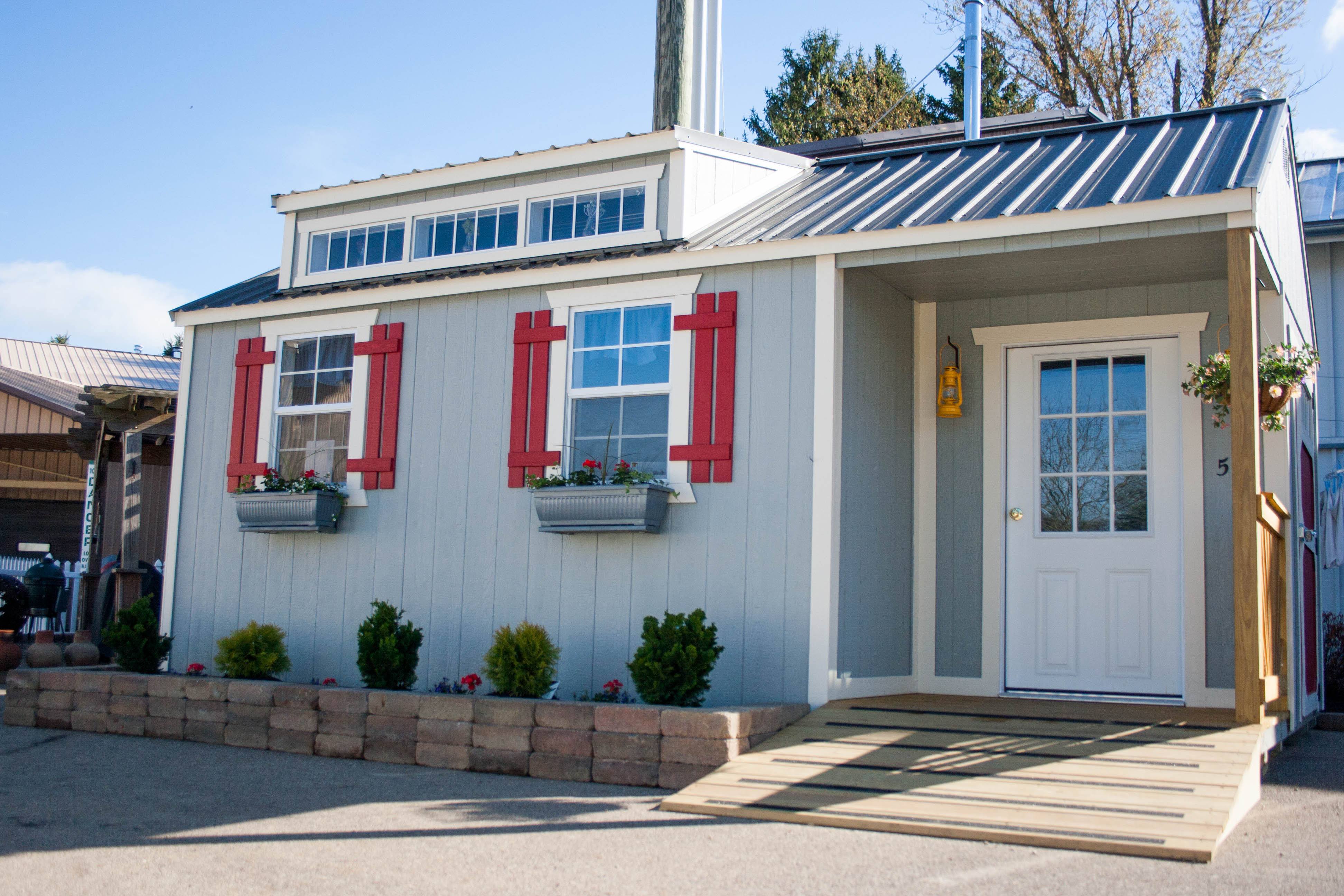 The Tiny House on the Tiny Homestead - 200 square feet of practicality and simplicity. Take a tour - it won't take long!