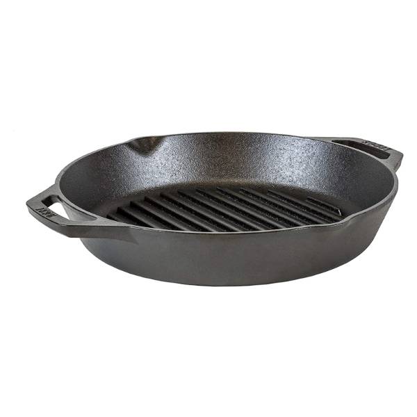 Lodge Cast Iron Grill Pan - Dual Handle - 12 in