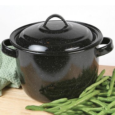 Enamelware Bean Pot