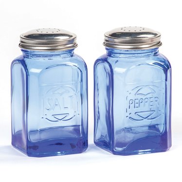 Retro Glass Salt and Pepper Shakers