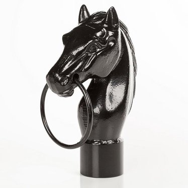 Horse Head Hitching Post