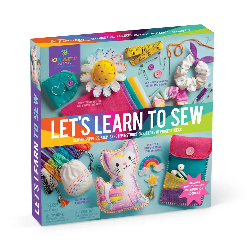 Let s Learn to Sew Craft Kit for Kids Lehman s