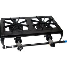 Two Burner Cast Iron LP Cooker