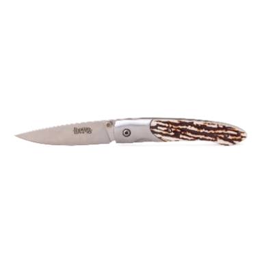 Antler Lockback Folding Knife