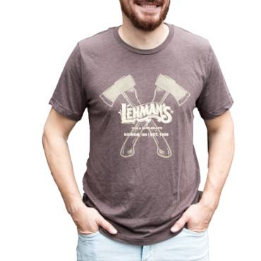 Lehman's Comfy T-Shirt - Axes (Brown)