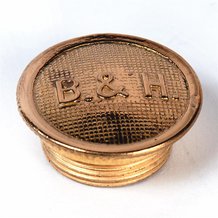 B&H Logo Filler Cap for Oil Lamps