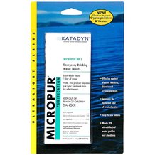 Katadyn Emergency Drinking Water Tablets