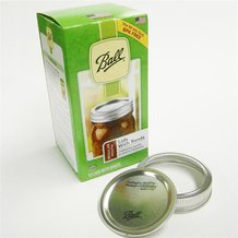 Ball Dome Lids and Bands - Wide Mouth (12)