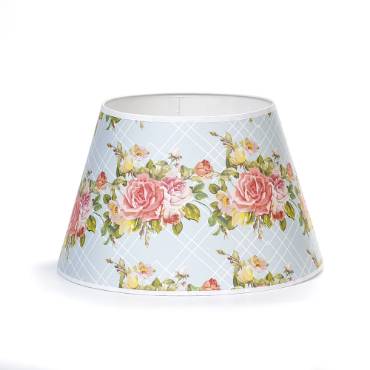 Aladdin Lattice Rose Bouquet Parchment Oil Lamp Shade