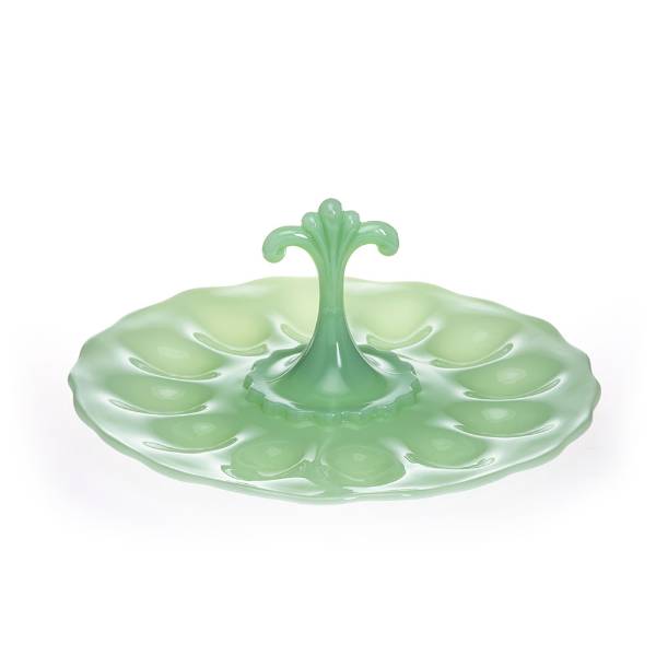 Glass Egg Plate