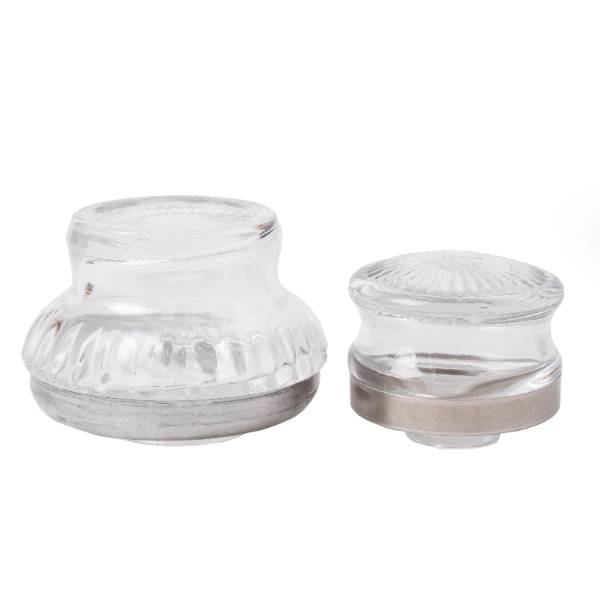 Glass Percolator Tops - Set of 2