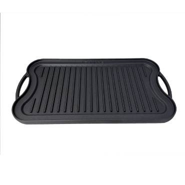 Lehman's Nitrogen Hardened Cast Iron Griddle - 2-Sided