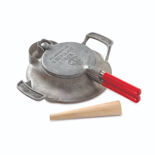 Stovetop Krumkake Iron/Pizzelle Maker