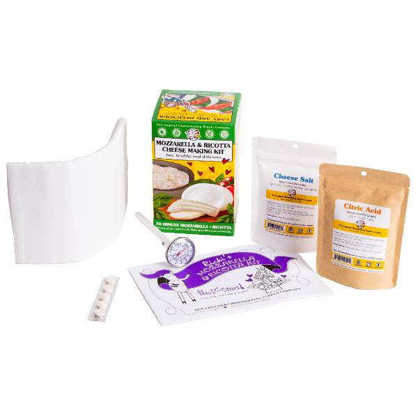 Mozzarella and Ricotta Cheese Making Kit