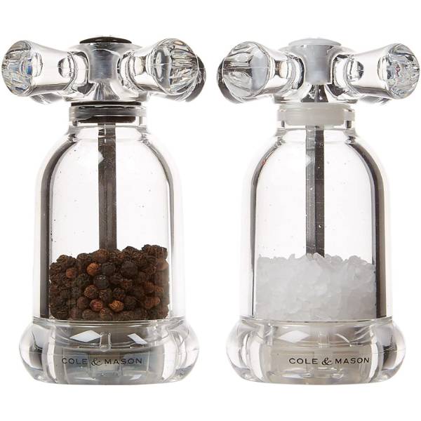 Faucet Salt and Pepper Mills