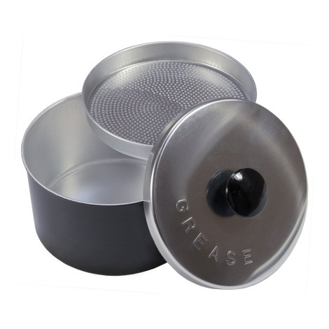 Grease Strainer & Canister with Lid