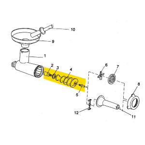 Schematic- # 32 Leonardi Grinder # 540 Auger/Screw Feeder