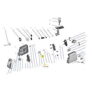 Schematic - Straight Step Gear for # 1113 Meat Grinder