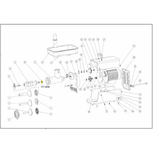 Schematic - Washer for # 12 BigBite Grinder