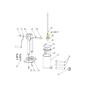 Schematic - Washer for 5 lb. Vertical Stuffer # 606 & 606SS