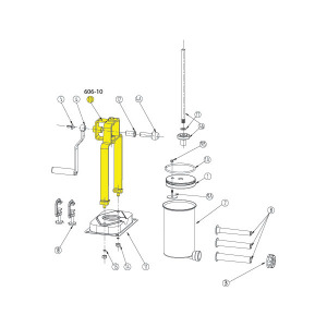 Schematic - Frame for 5 lb. Vertical Stuffer # 606 & 606SS