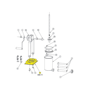 Schematic - Base for 5 lb. Vertical Stuffer # 606 & 606SS