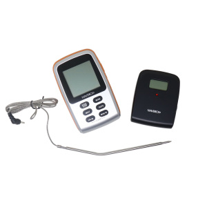 Thermometer With Remote Timer & Alarm