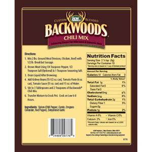 Backwoods Chili Mix