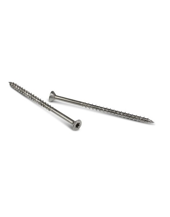 Flat Head Deck-Drive™ DWP Wood Screw  - Type 316 Stainless Steel