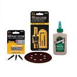 Pro Plug System Starter Kit-PRo Plug Tool for Wood, glue, bits and sandpaper