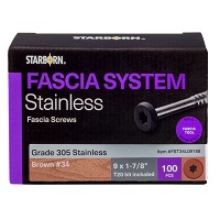 Starborn Fascia System Fascia Screws Stainless Steel