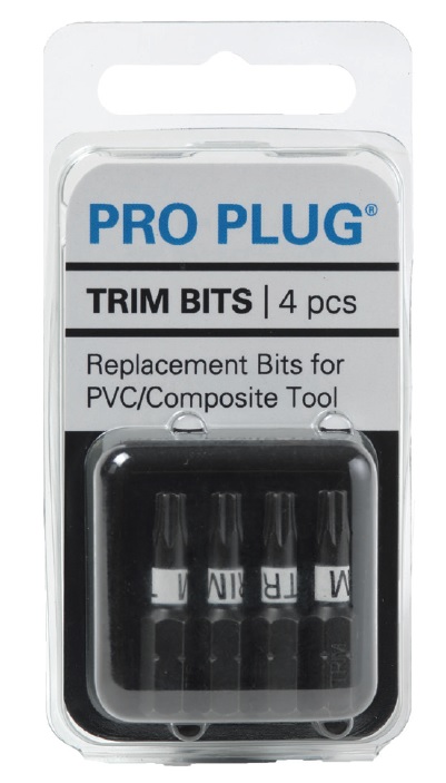 Pro Plug® Replacement Bits for PVC Trim