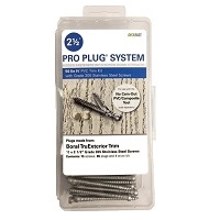 Pro Plug System Kit BORAL® TruExterior® Trim - 50 Lin Ft Stainless Steel Screws