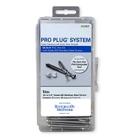 Pro Plug® System Restoration Millwork® - 50 Lin Ft Stainless Steel Screws