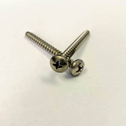 #10 x 2" Pan Head Sheet Metal Screw 316SS