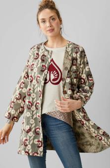 Reversible Nalanda Jacket - Lead/Multi