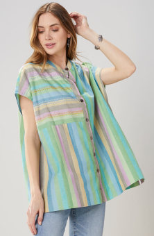 Ambala Shirt - Spearmint/Multi