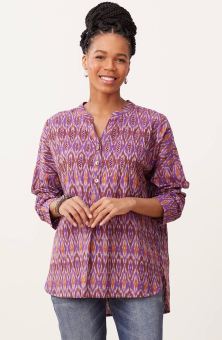 Manipur Tunic - Purple/Multi