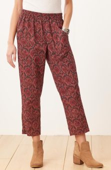 Disha Tapered Leg Pant - Sumac/Multi