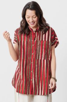 Bishala Shirt - Salsa