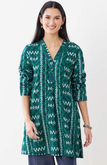 Nimbala Tunic - Navy/Jade