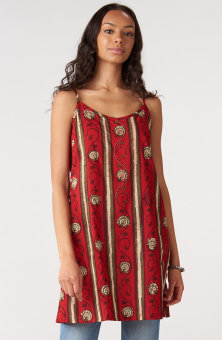 Mid-length Cami - Salsa