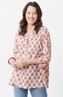 Mahira Top - White/Multi