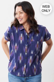 Adira Shirt - Navy/Multi