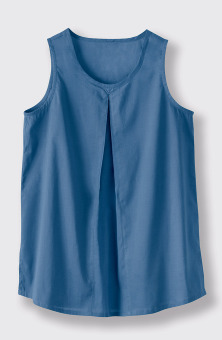 Kolva Organic Tank - Natural Dye Indigo