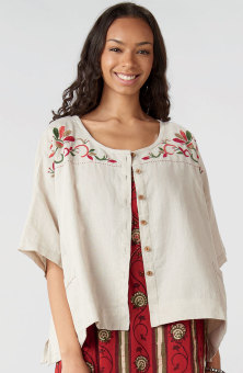 Deeksha Top - Flax